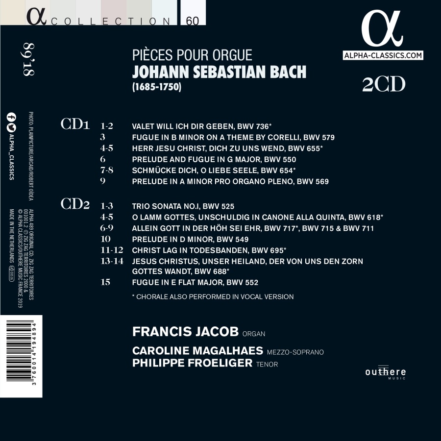 Bach: Pièces pour Orgue - slide-1