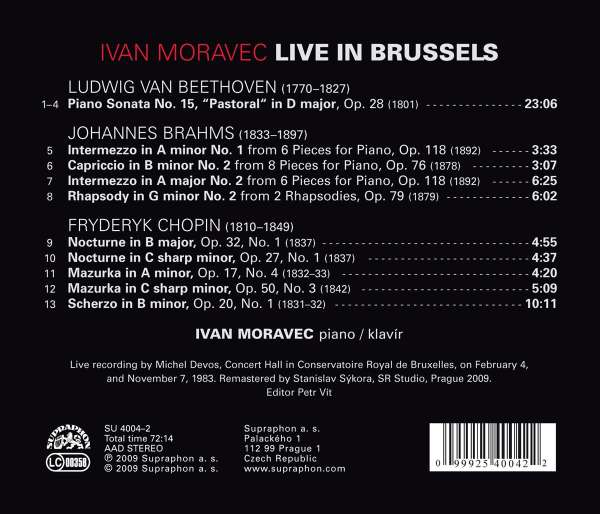 Beethoven / Brahms / Chopin:  Live in Brussels - slide-1