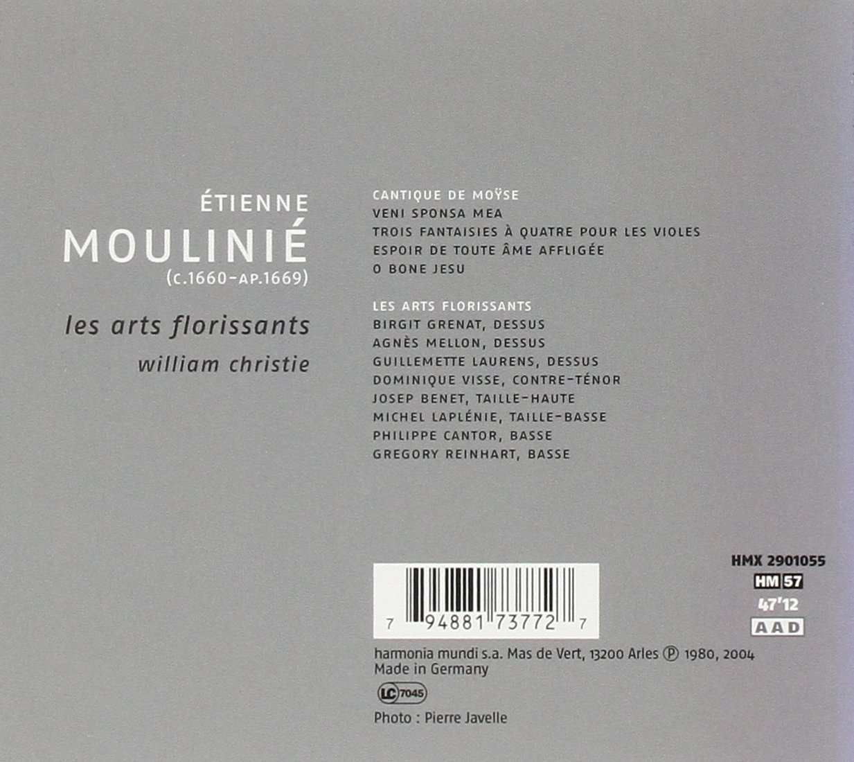 Moulinié: Le Cantique de Moyse - slide-1