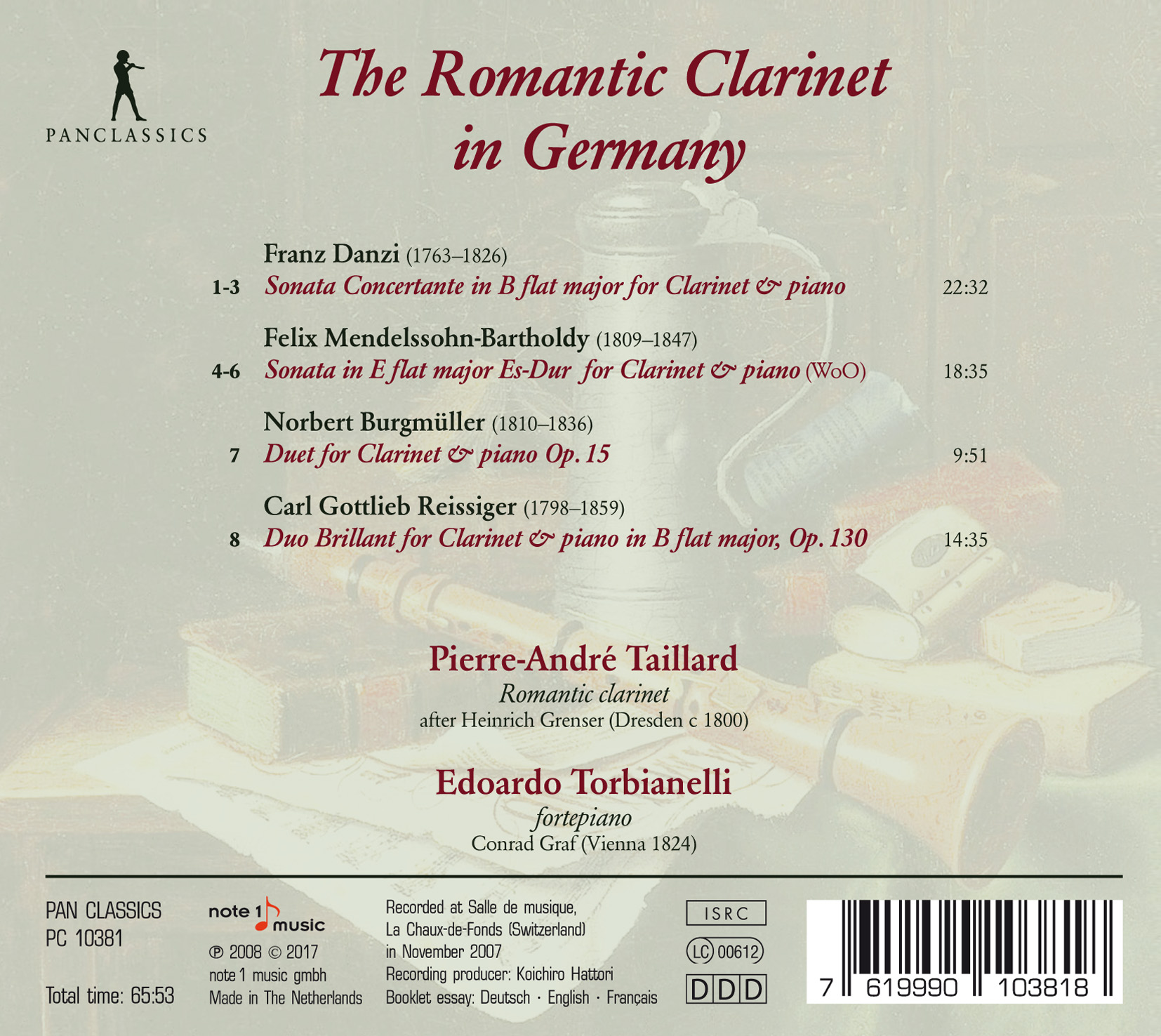 The Romantic Clarinet in Germany - slide-1