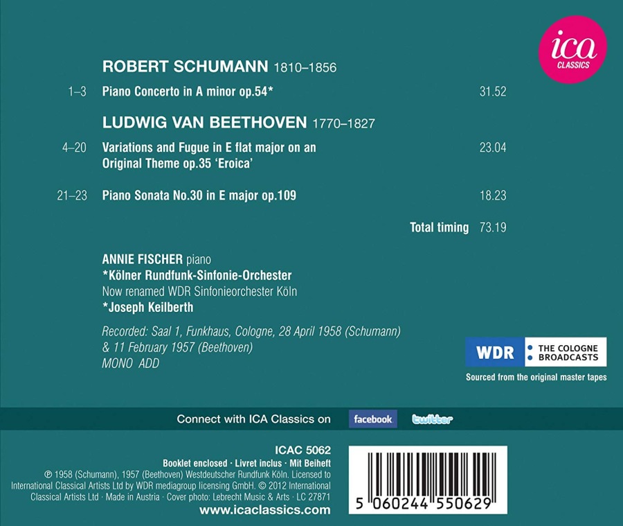 Schumann: Piano Concerto / Beethoven: Eroica Variations, Piano Sonata No. 30 - slide-1