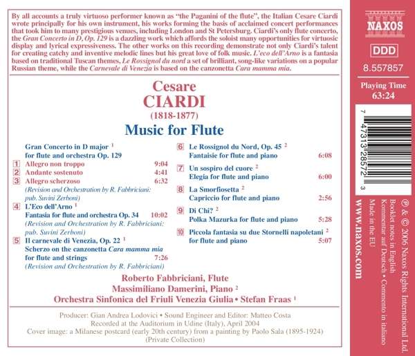 CIARDI: Music for flute ... - slide-1