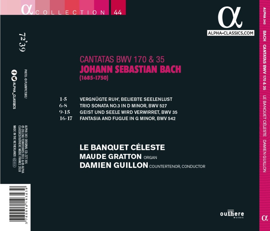 Bach: Cantatas BWV 170 & 35 - slide-1