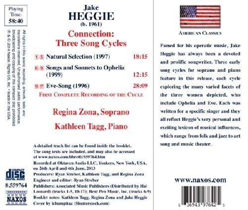 Heggie: Connection: Three Song Cycles - slide-1