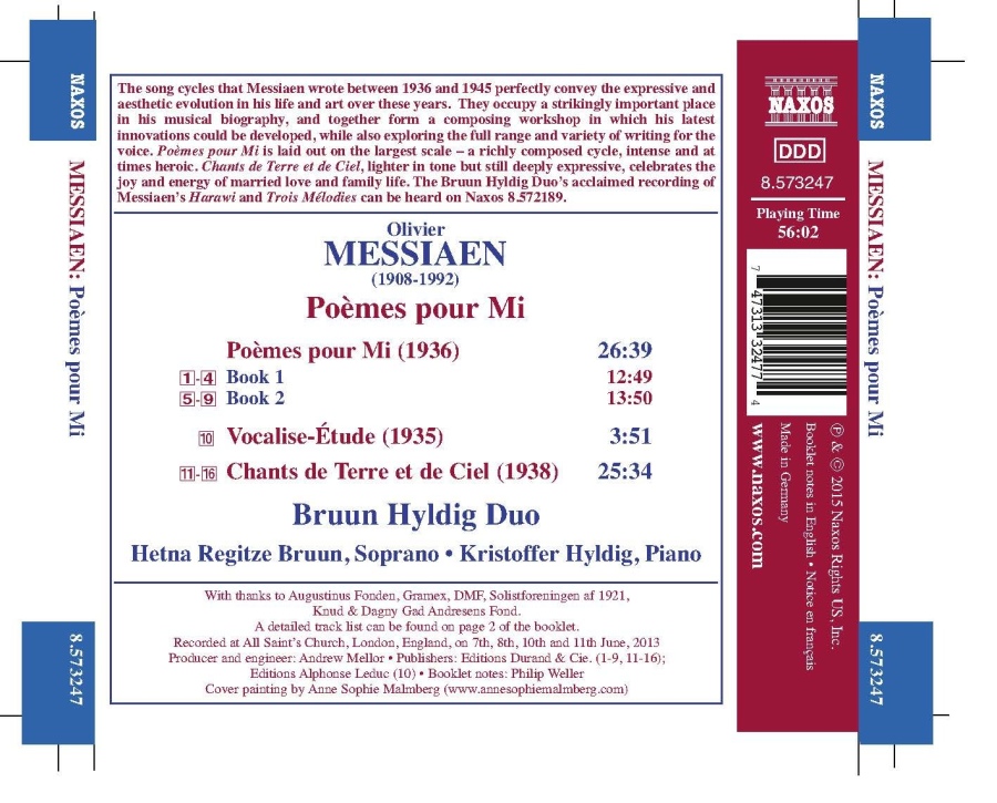 Messiaen: Poèmes pour Mi, Vocalise-Étude, Chants de Terre et de Ciel - slide-1