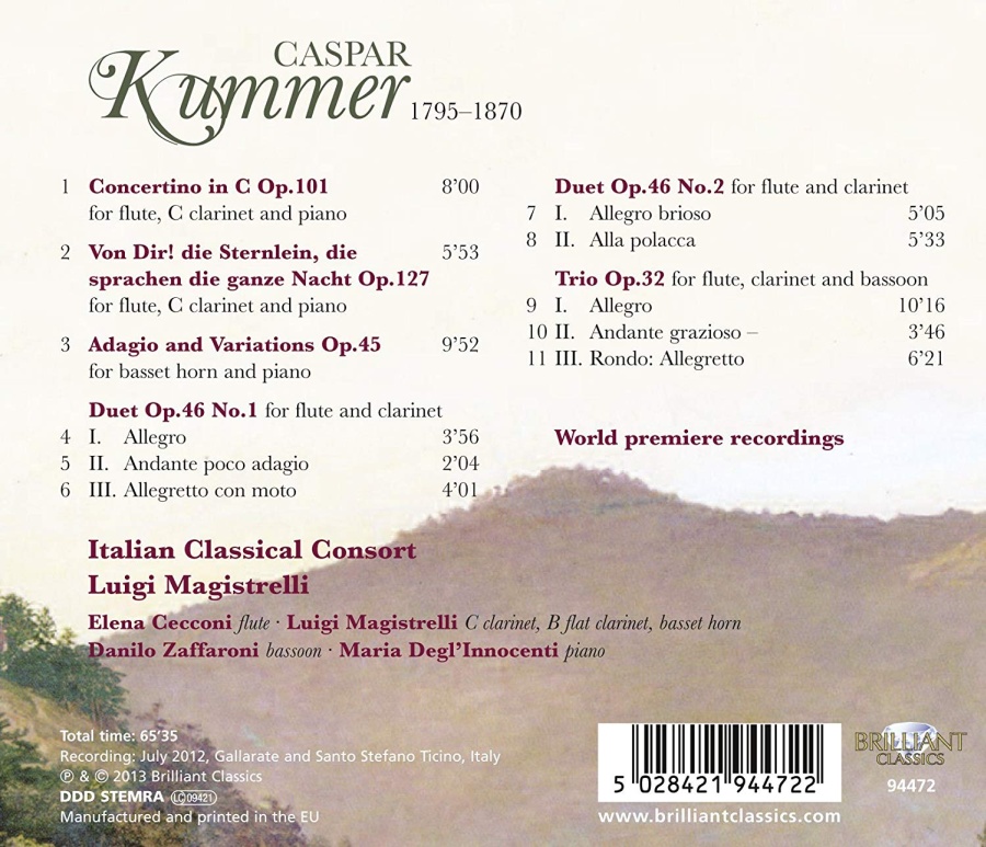 Kummer: Chamber Music for Winds - slide-1