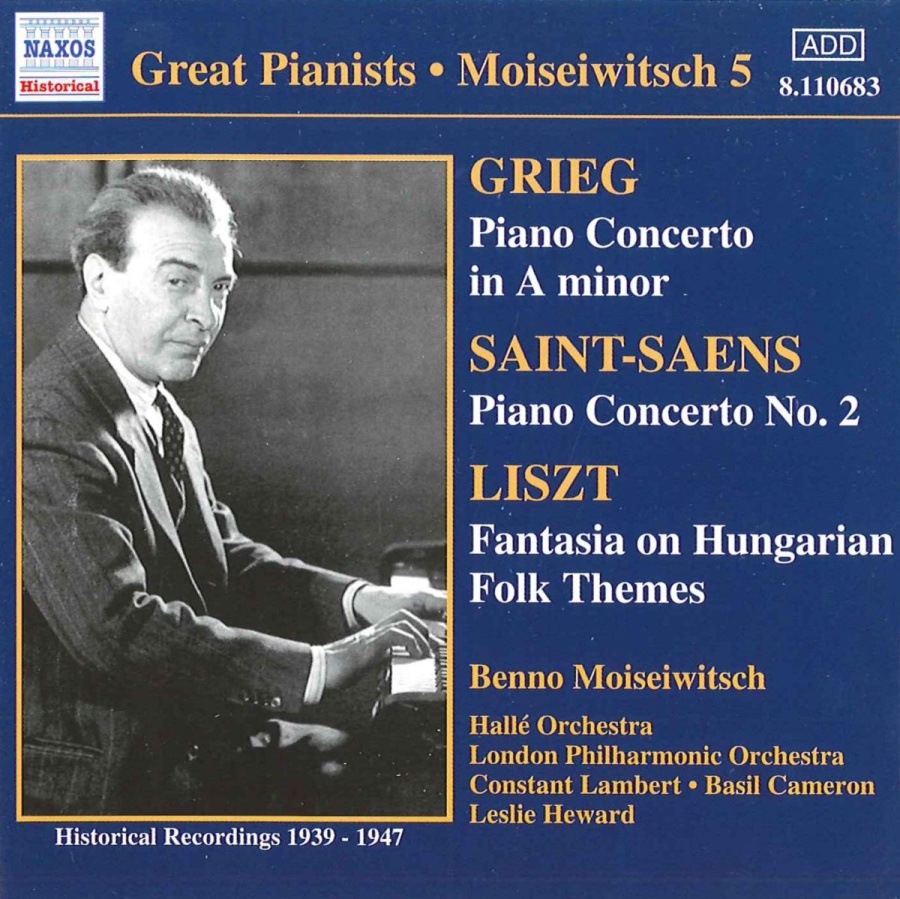 GRIEG / SAINT-SAENS: Piano Concertos / LISZT: Hungarian Fantasy