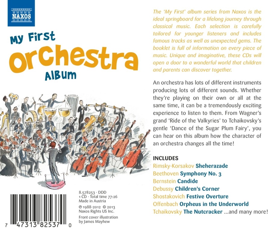 My First Orchestra Album - instrumenty w orkiestrze symfonicznej - płyta edukacyjna dla dzieci - slide-1