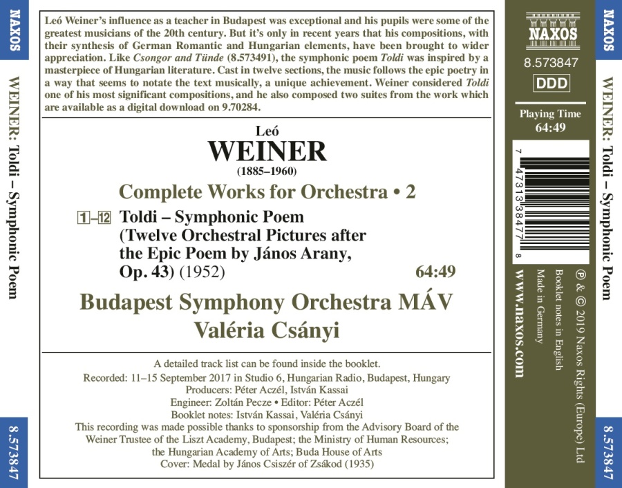 Weiner: Toldi - Symphonic Poem - slide-1