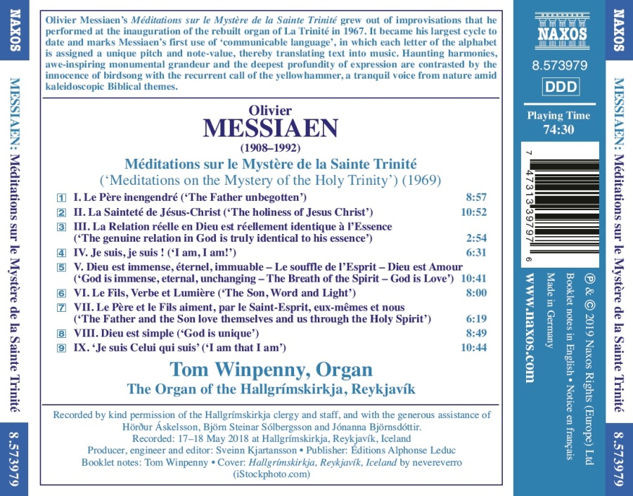 Messiaen: Méditations sur le Mystère de la Sainte Trinité - slide-1