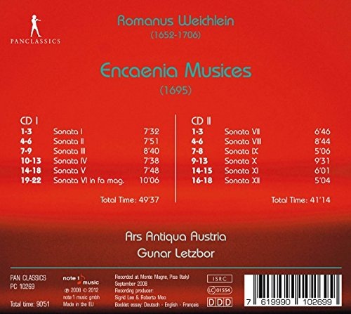 Weichlein: Encaenia Musices (1695) - slide-1