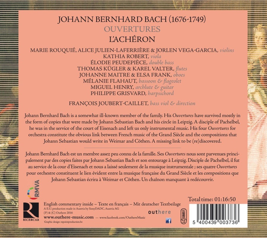 Bach, Johann Bernhard: Ouvertures - slide-1