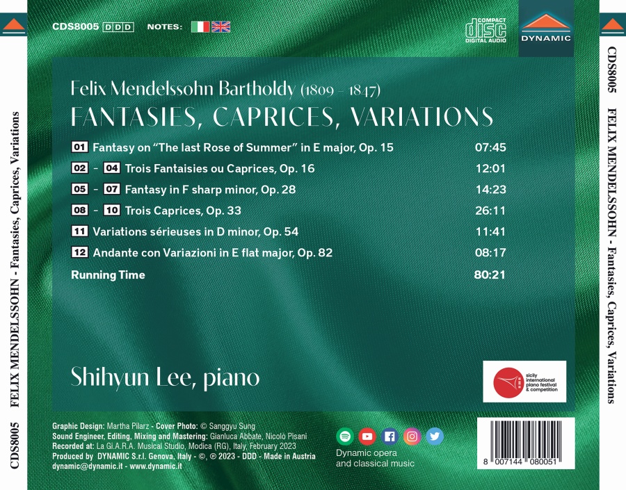 Mendelssohn: Fantasies, Caprices, Variations - slide-1