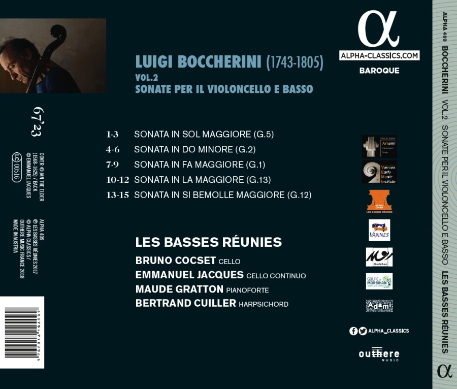 Boccherini: Vol. 2 Cello Sonatas - slide-1