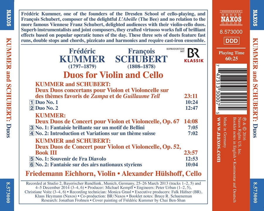 Kummer & Schubert: Duos for Violin and Cello - slide-1