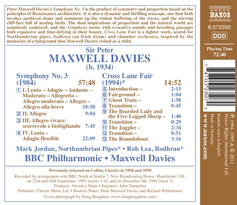 Maxwell Davies: Symphony No. 3, Cross Lane Fair - slide-1